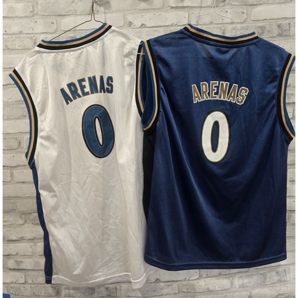 2x Adidas Washington Wizards Arenas NBA Basketball Jersey Youth Size XL 18-20 - Picture 1 of 7